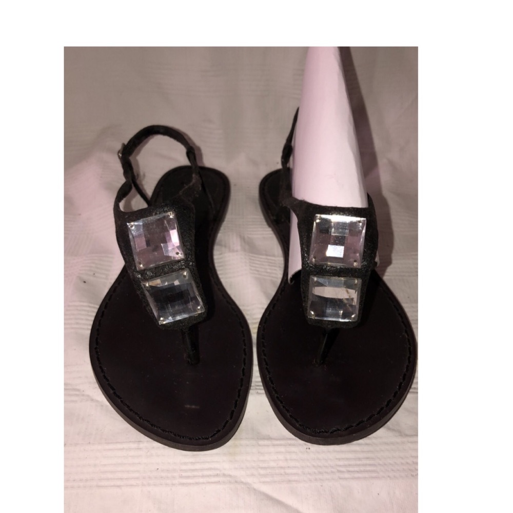 Black Sandals, Size 7.5